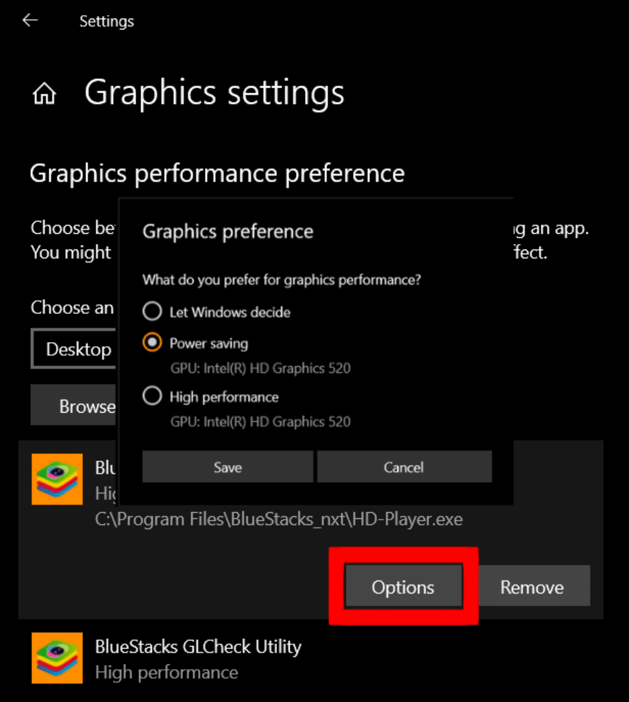 Optimize Graphics Settings For Windows 10