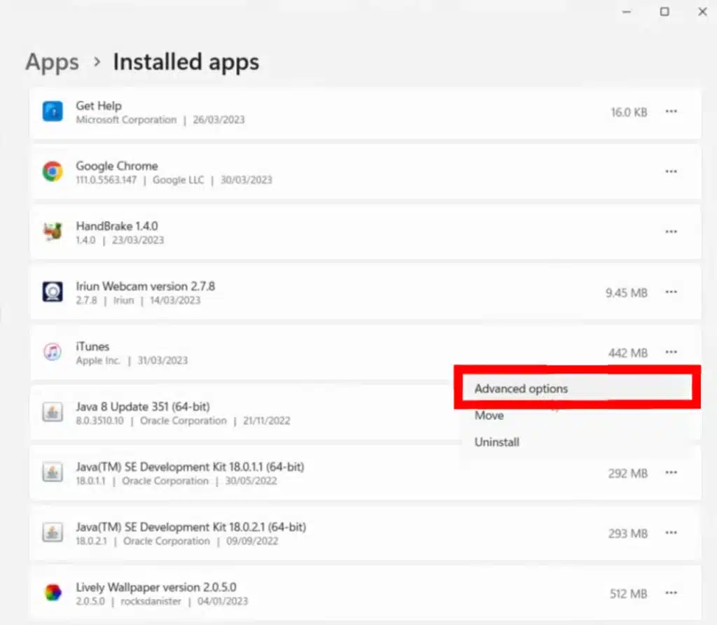 Turn Off Startup Apps running in the background in windows 11